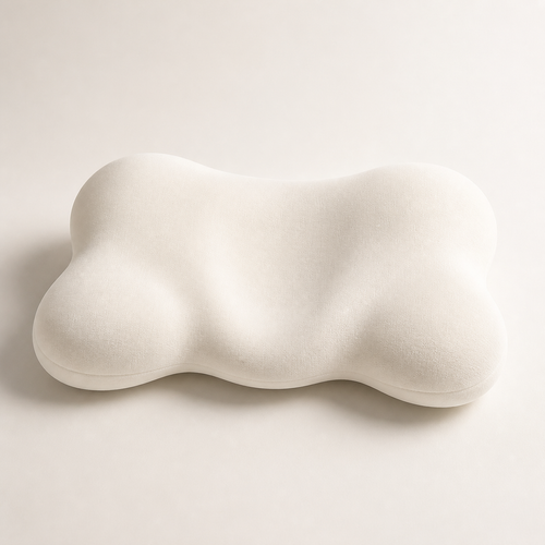 Xbound cloud contour pillow fitted with the white replacement cover